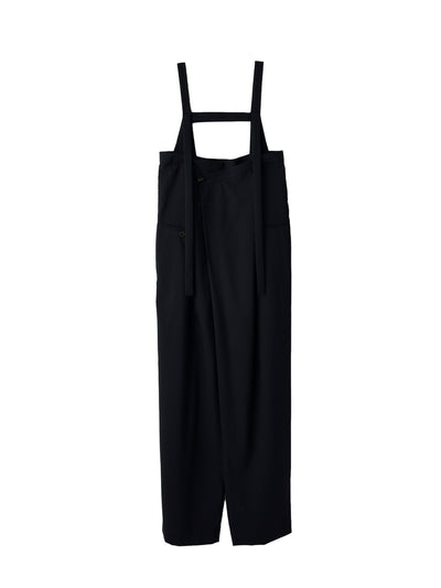 Cross Waist Overalls Black