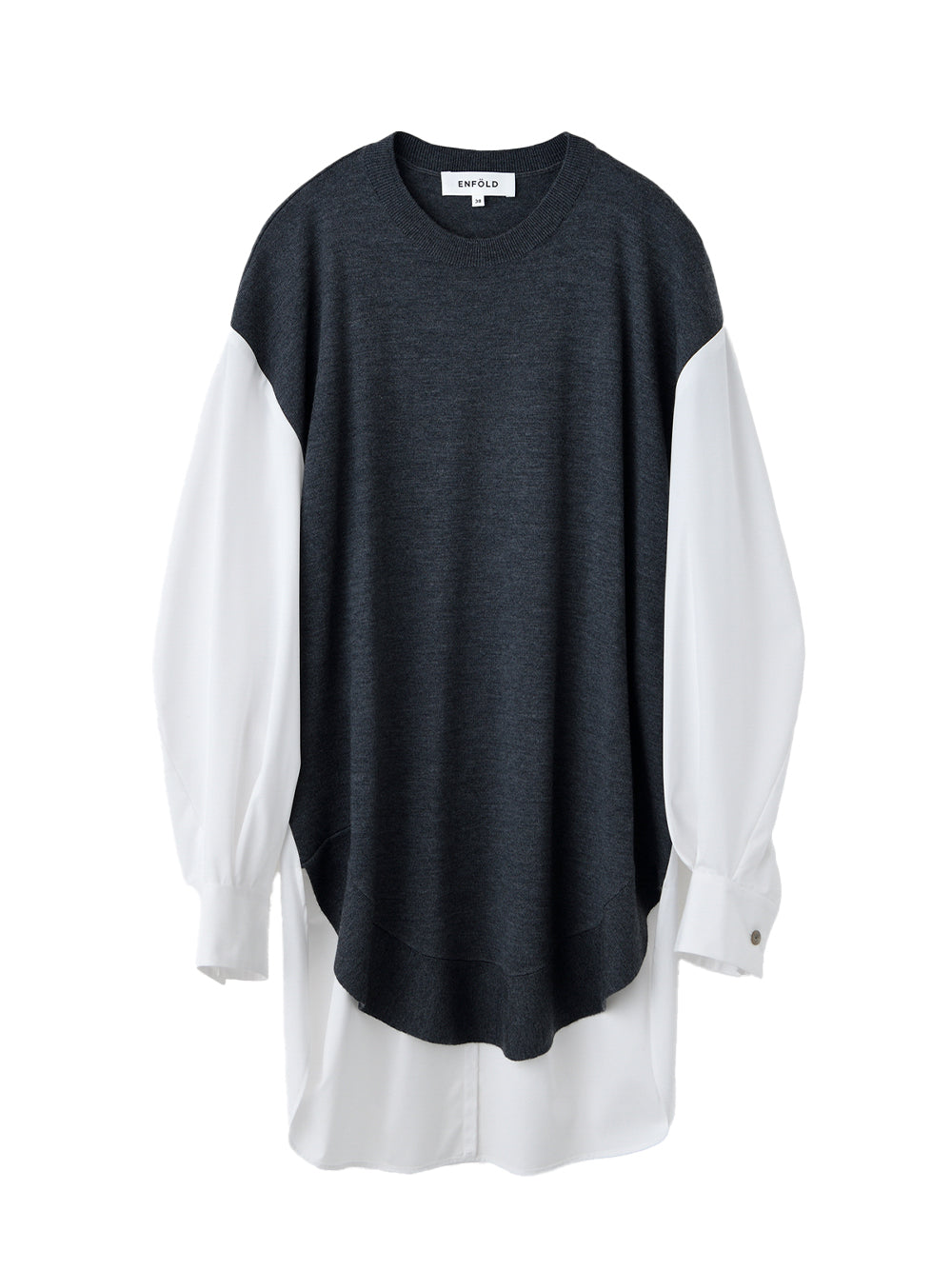 Combi Long Shirt White