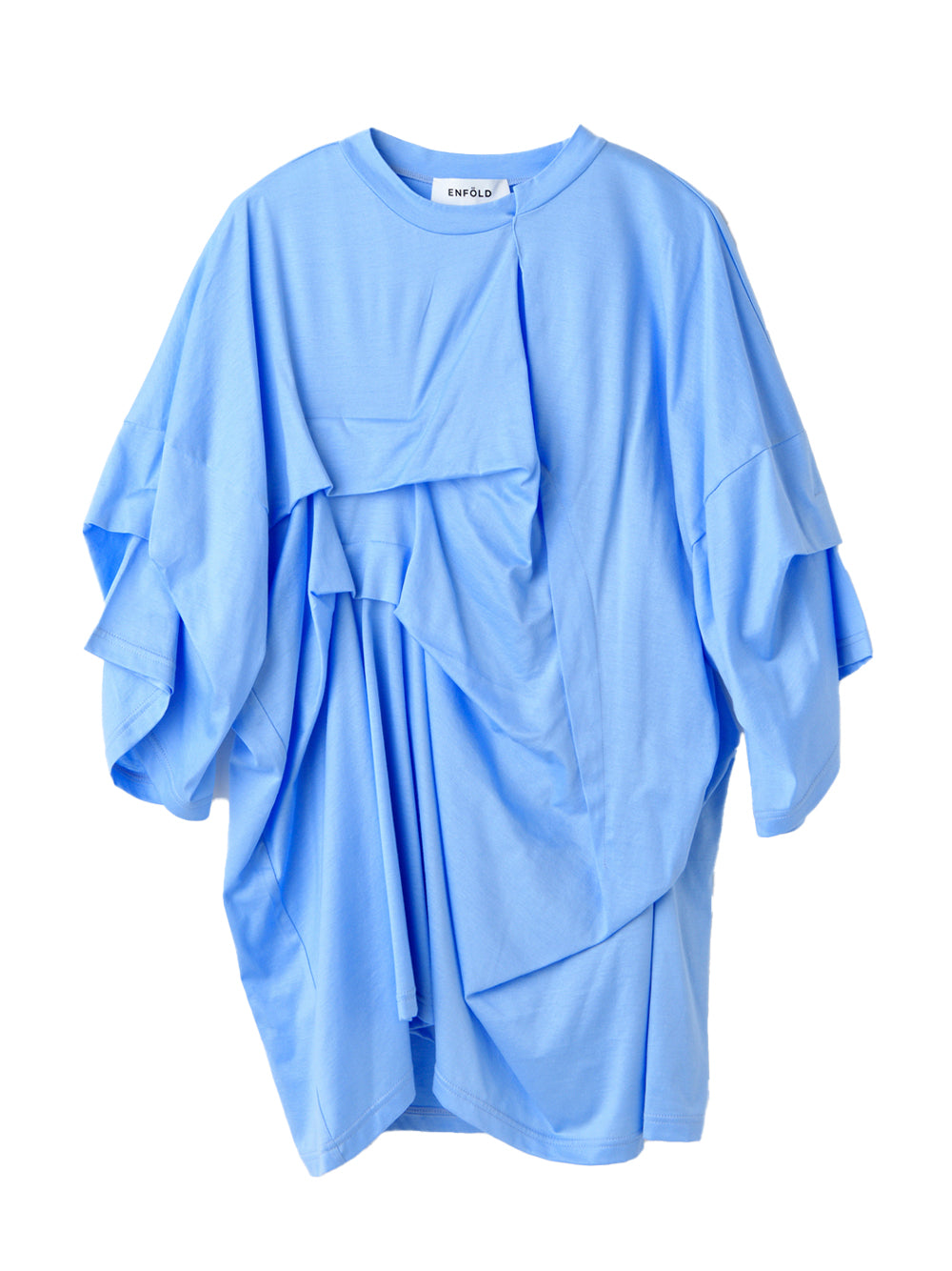 Design Tucked T-Shirt Light Blue