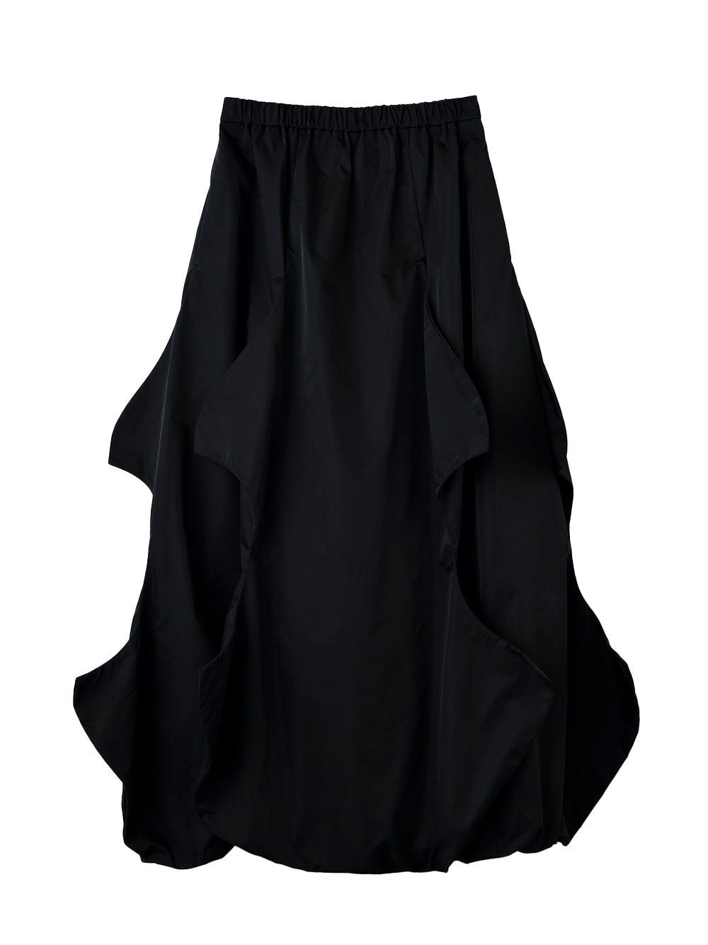 Odd-Shaped Skirt Black
