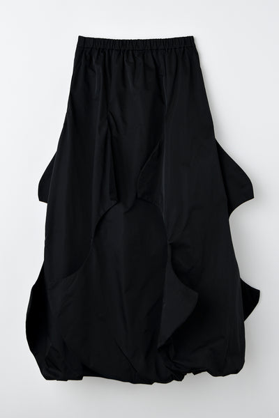 Odd-Shaped Skirt Black