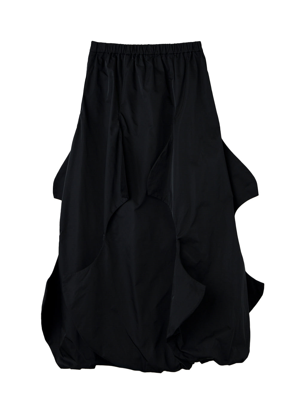 Odd-Shaped Skirt Black