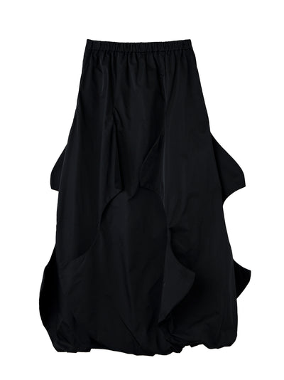 Odd-Shaped Skirt Black