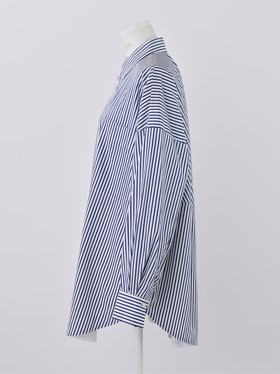 Stripe Circle Shirt Blue