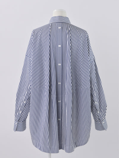 Stripe Circle Shirt Blue