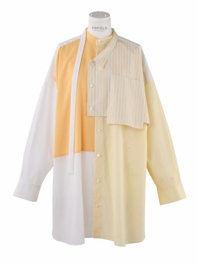Summer Loose Shirt Light Yellow