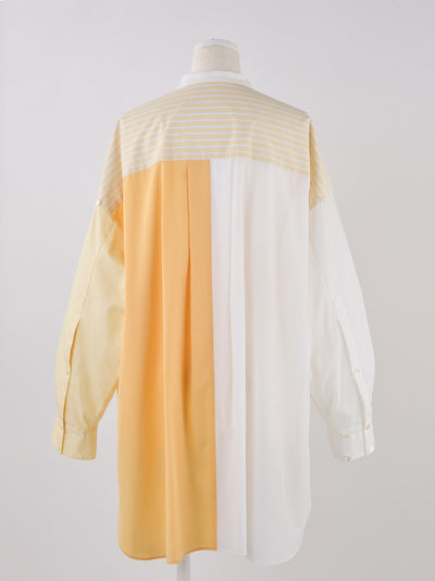 Summer Loose Shirt Light Yellow