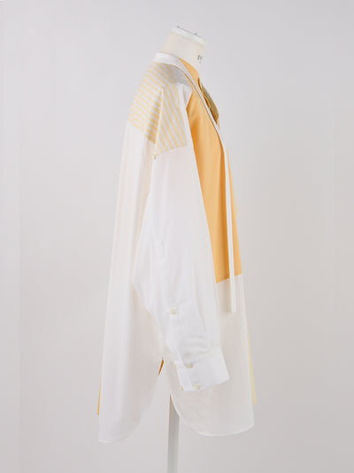 Summer Loose Shirt Light Yellow