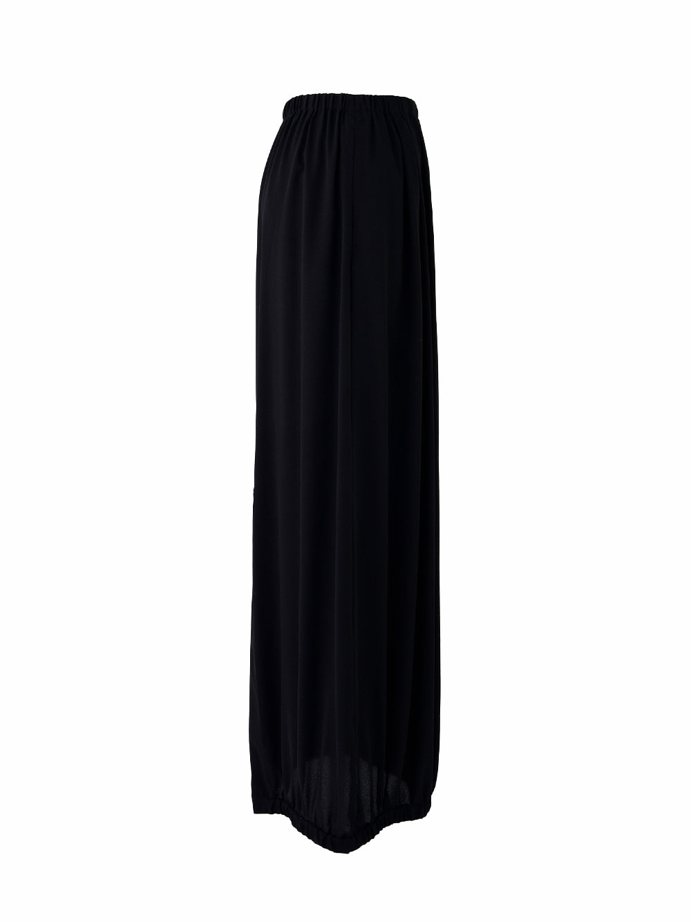 Gather Straight Skirt Black