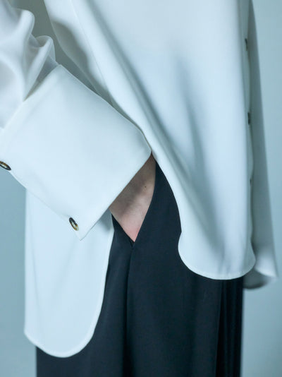 Gather Straight Skirt Black