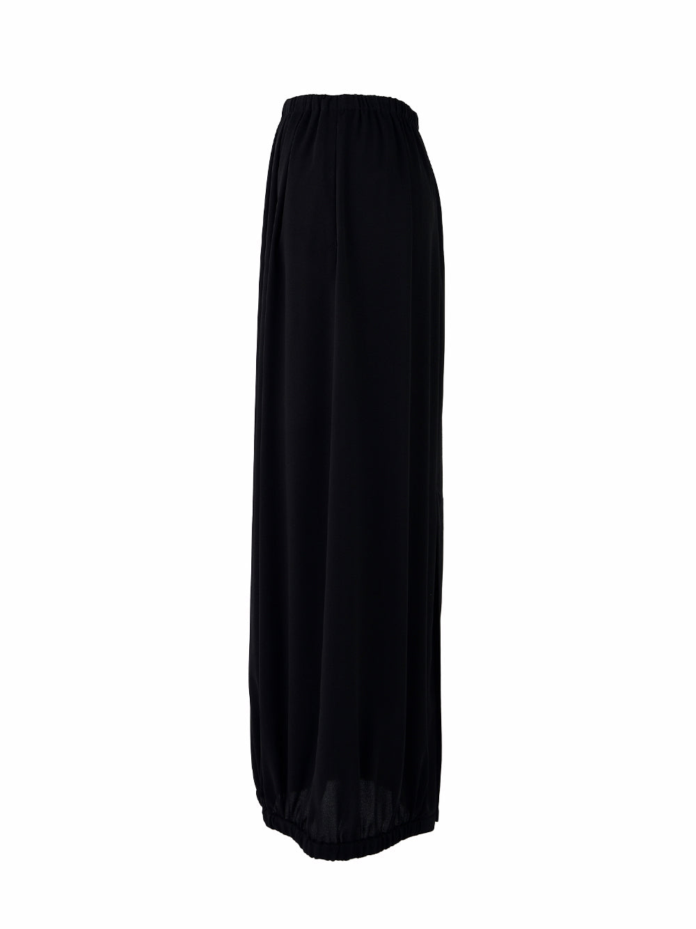 Gather Straight Skirt Black