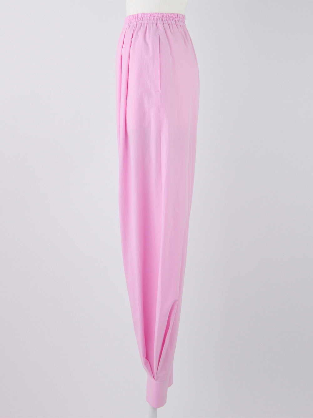 Curve-Hem Jogger Pants Light Pink