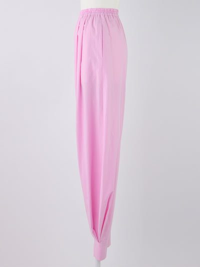 Curve-Hem Jogger Pants Light Pink