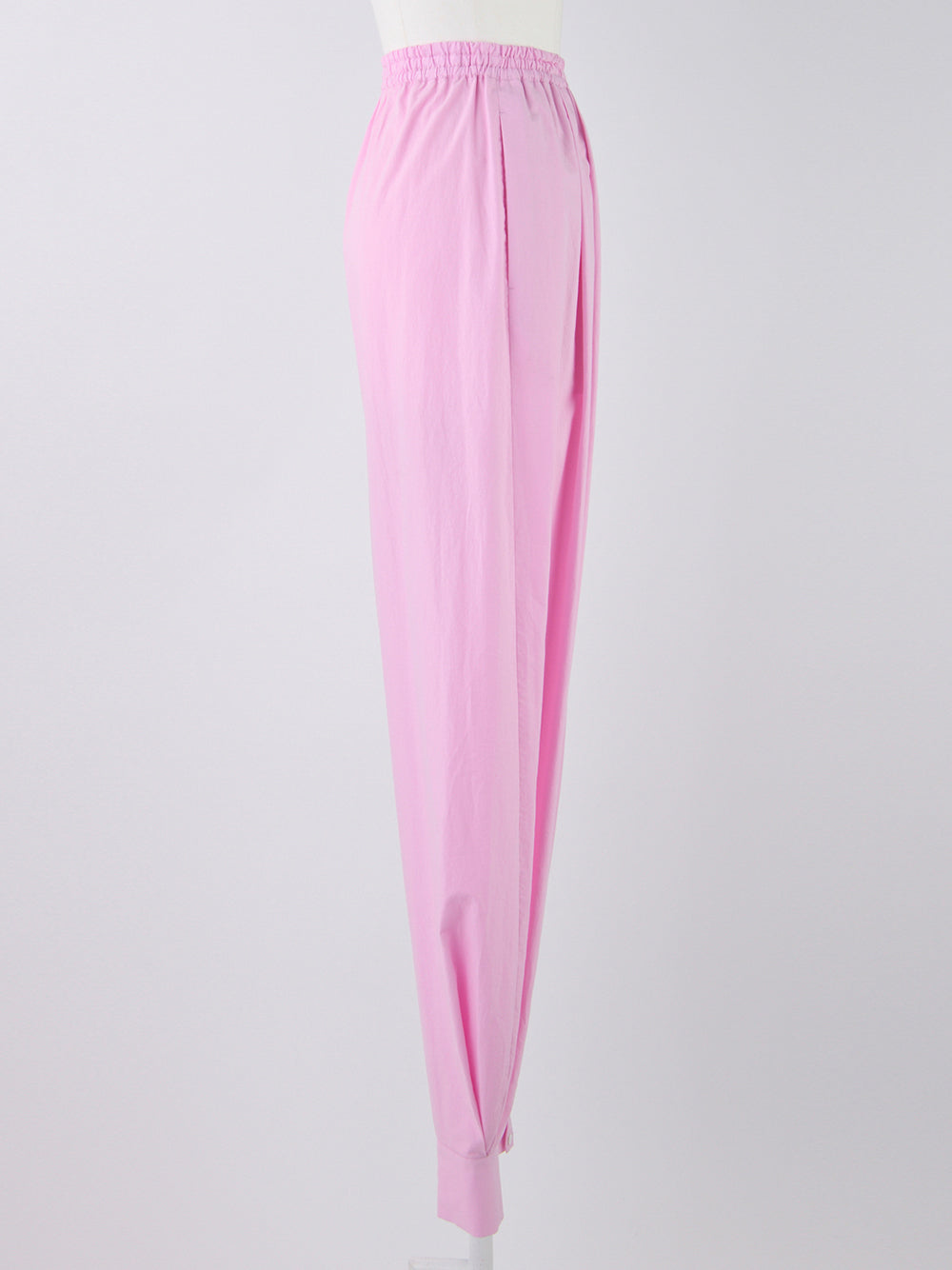Curve-Hem Jogger Pants Light Pink