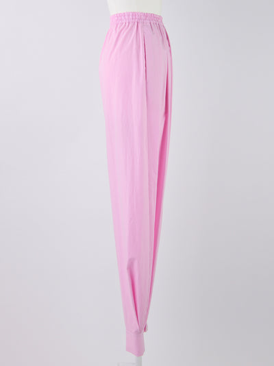 Curve-Hem Jogger Pants Light Pink