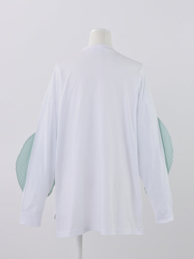 Applique Long T-Shirt Mint