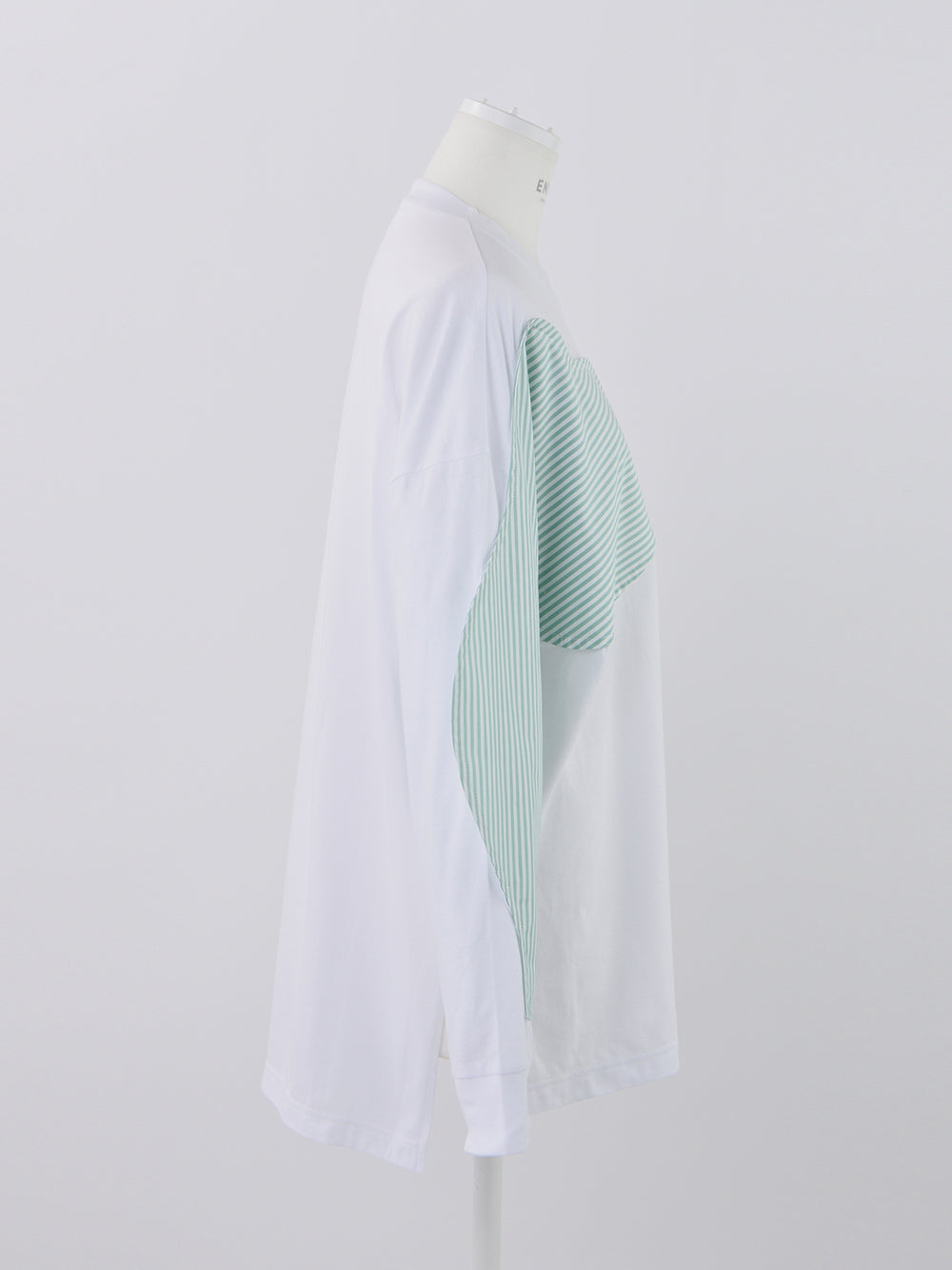 Applique Long T-Shirt Mint