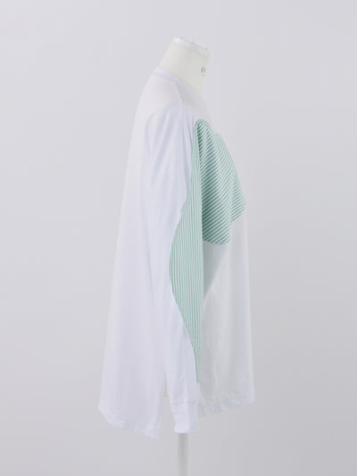 Applique Long T-Shirt Mint