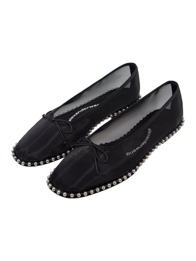 Lina Ballchain Flat (Black)