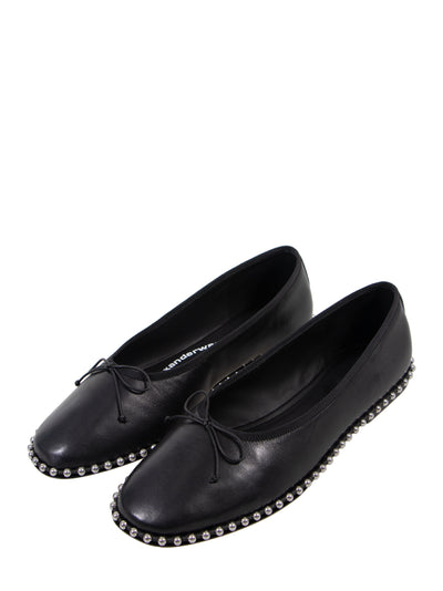 Lina Ballchain Flat (Black)