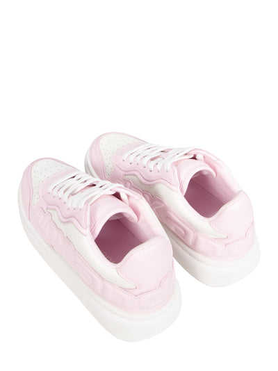 Puff Low Top Sneaker White/Pink