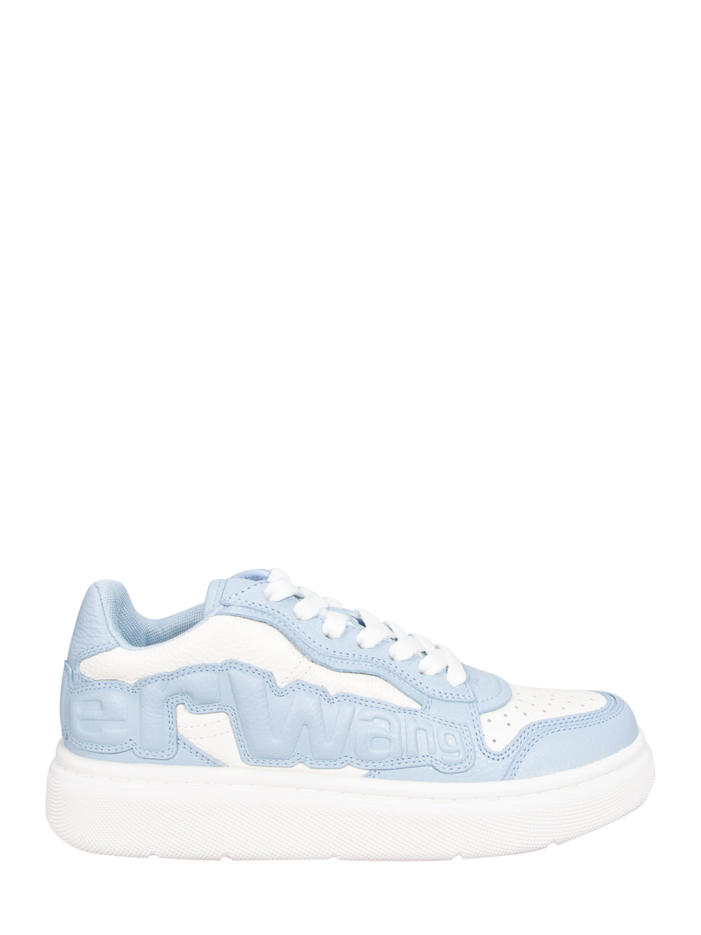 Puff Low Top Sneaker White/Blue