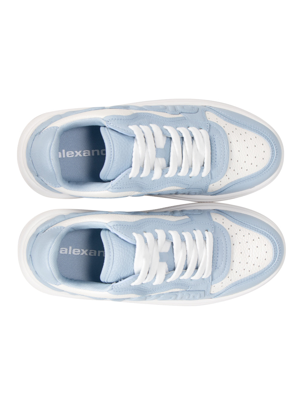 Puff Low Top Sneaker White/Blue