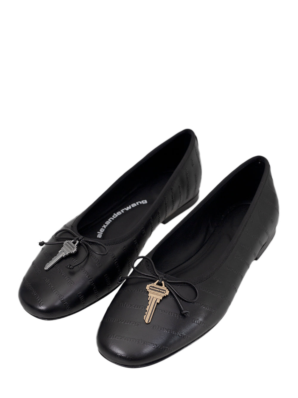 Mimi Ballet Flat W/ Key Detail Black
