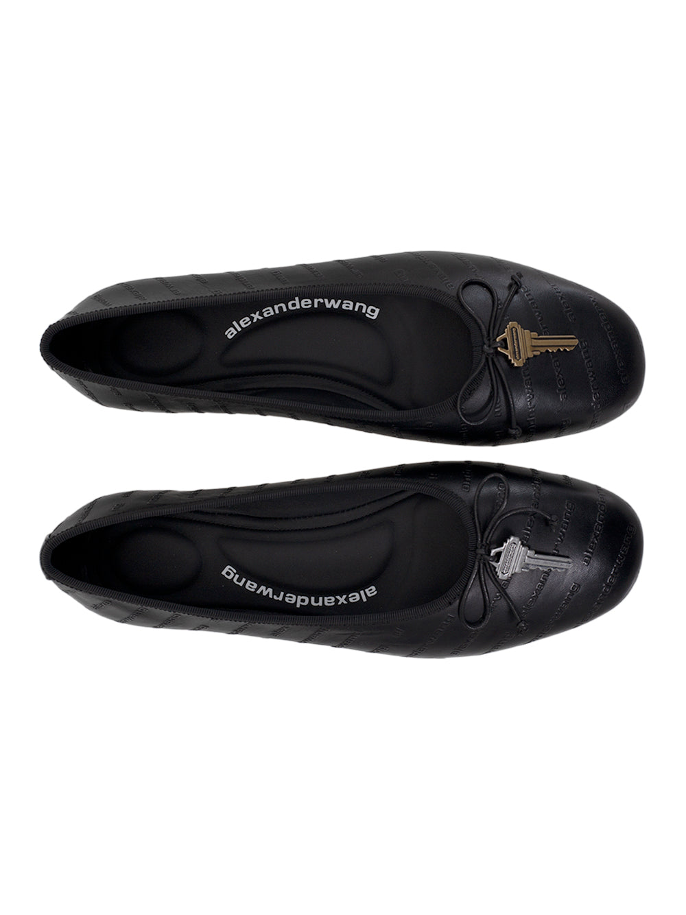 Mimi Ballet Flat W/ Key Detail Black