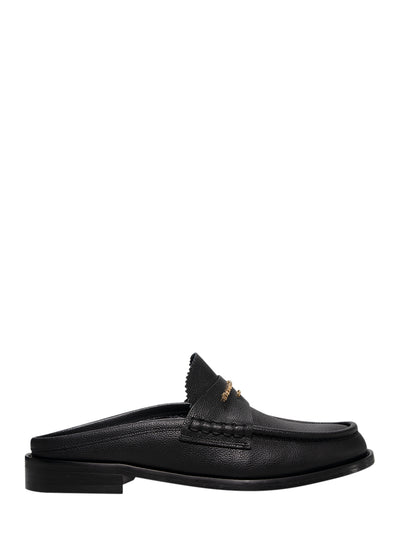 Carter Loafer Mule Black