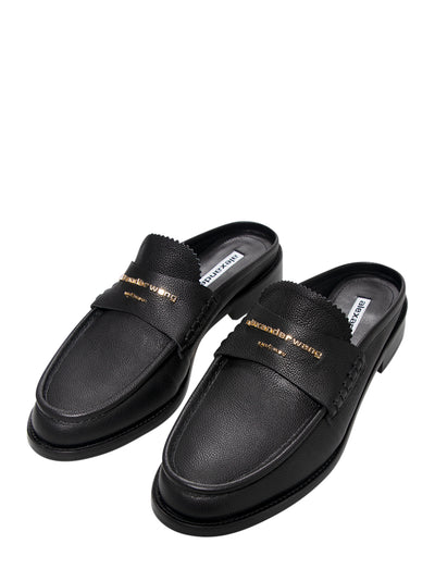 Carter Loafer Mule Black
