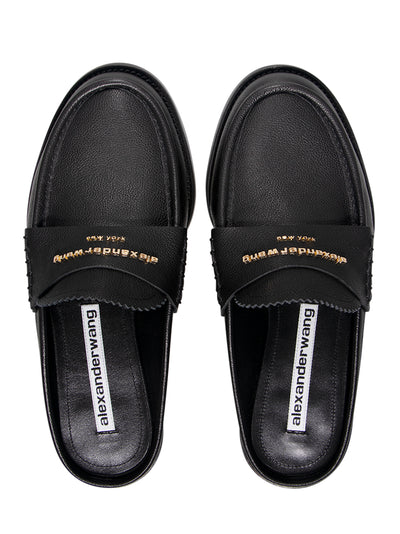Carter Loafer Mule Black