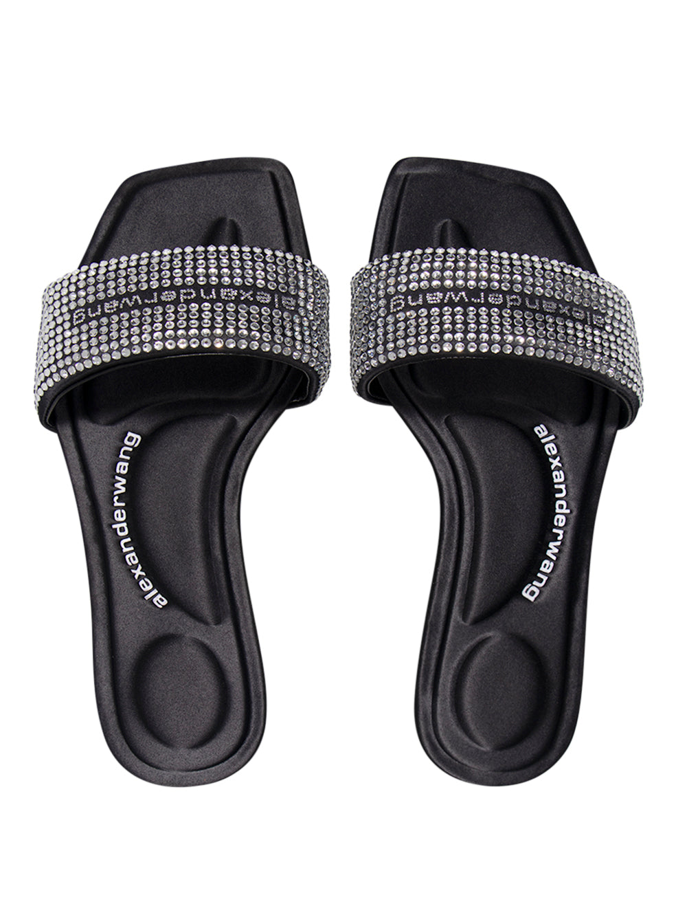 Vy Flat Sandal (Black/Silver)