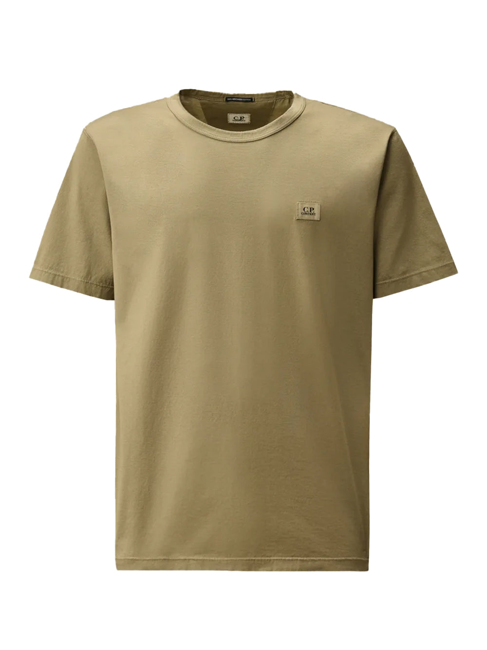 30/1 Jersey Short Sleeve Logo Patch T-Shirt (Fungi Grey)