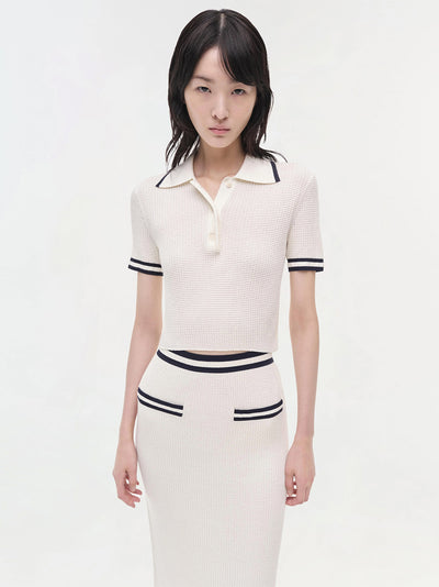 Whitten Short Sleeve Polo (Ivory Multi)