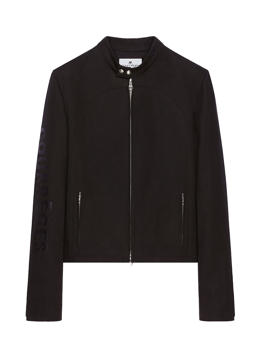 Racer Cotton Jacket Black