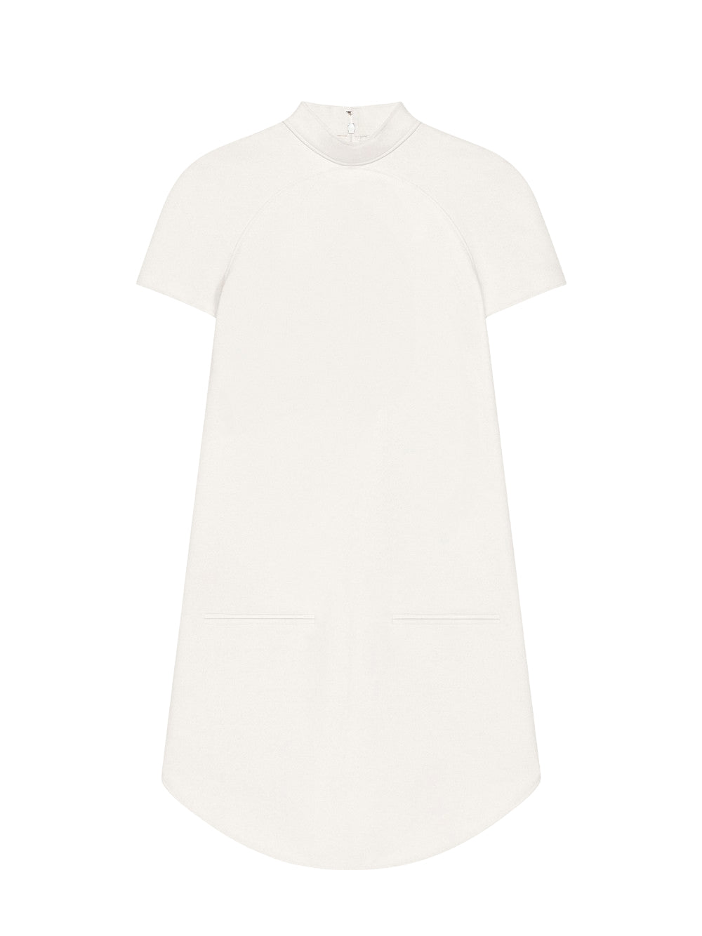 Circle Heritage Crepe A-Line Dress Heritage White