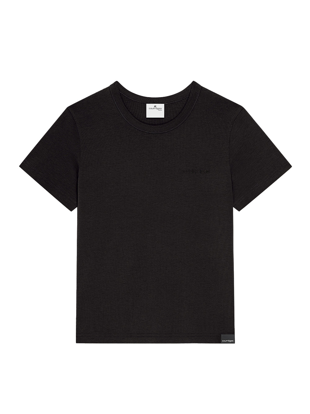 Embroidered T-Shirt Black