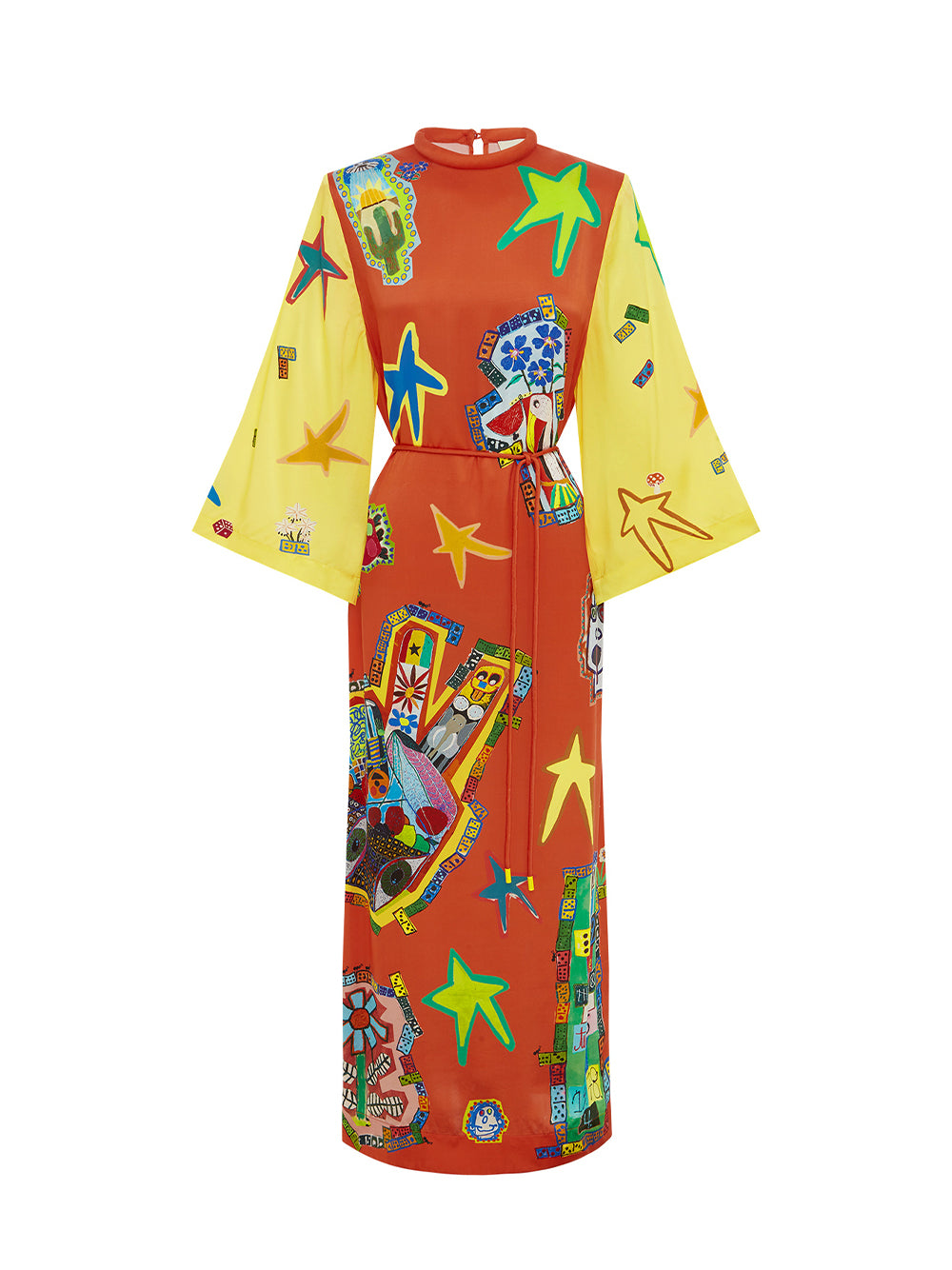 Players Midi Dress Tangerine