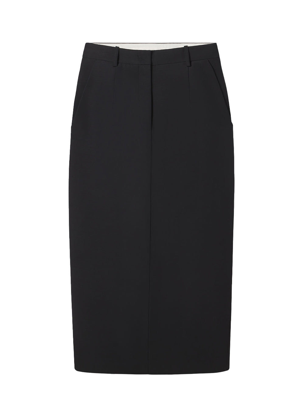 Tailored Pencil Skirt Black