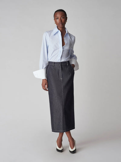 Pencil Skirt Indigo