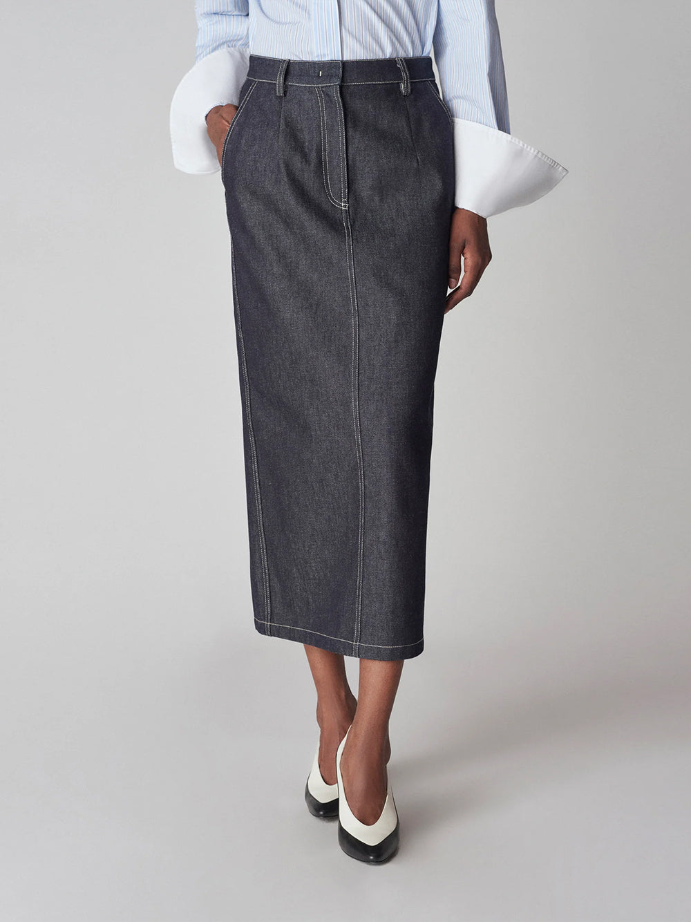 Pencil Skirt Indigo