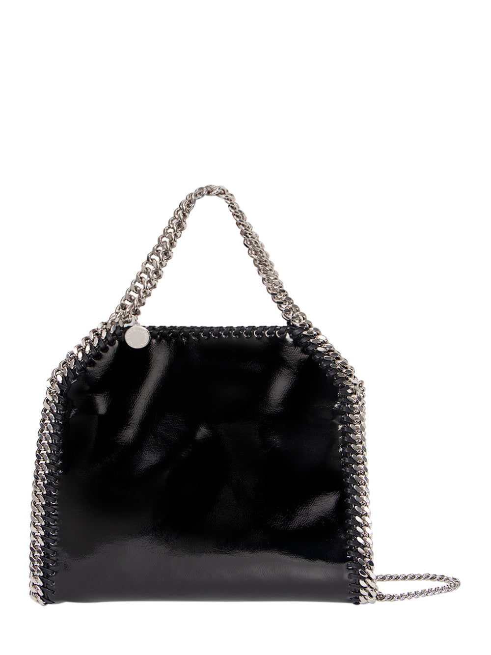 Falabella Mini Bag Crinkled Pa Black