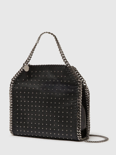 Falabella Star Studs Mini Tote Bag (Black)