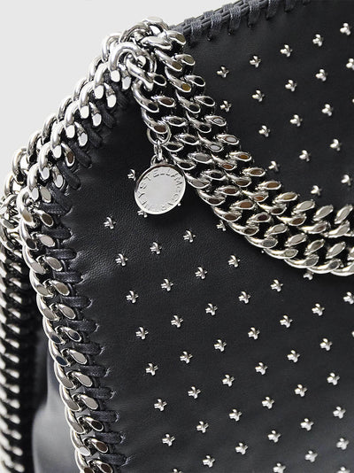 Falabella Star Studs Mini Tote Bag (Black)