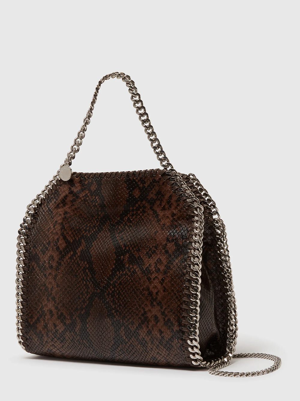 Falabella Snake Mini Tote Bag Espresso