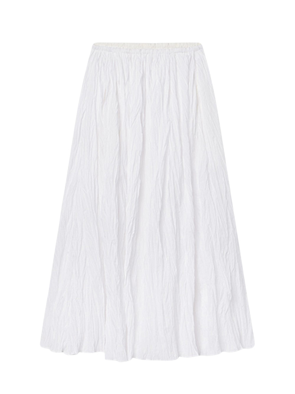 Plisse Skirt Optic White