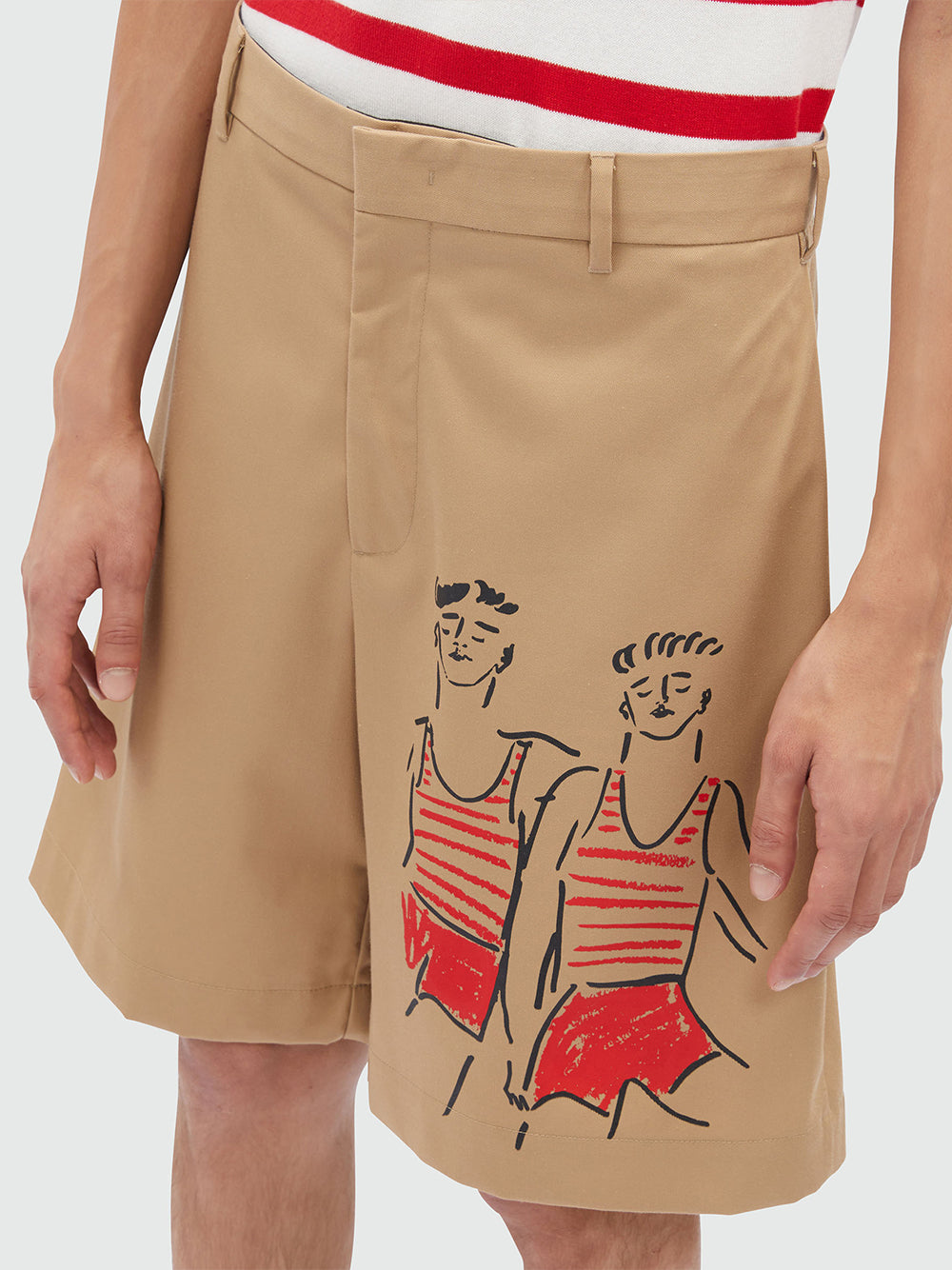 Bermuda/Shorts Beige