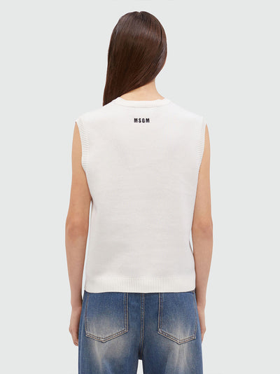 Top In Maglia/Knitwear Top Off White