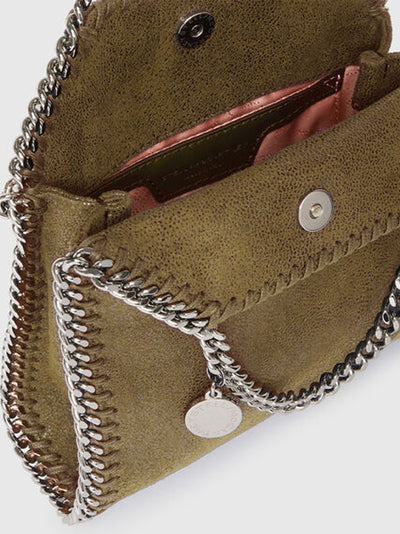 Falabella Tiny Tote Bag Olive
